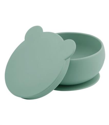 Oioi Silikon Kapaklı Kase River Green