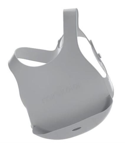 Oioi Silikon Mama Önlüğü Powder Grey