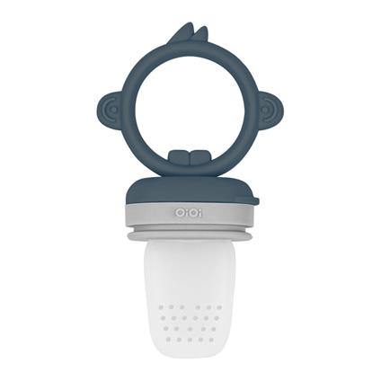 Oioi Silikon Püre Meyve Sebze Emziği Deep Blue / Powder Grey