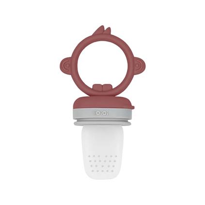 Oioi Silikon Püre Meyve Sebze Emziği Velvet Rose / Powder Grey