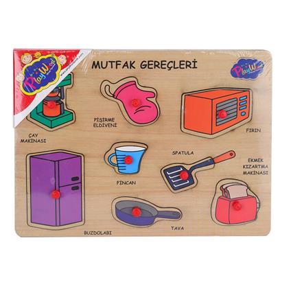 Ony-168-169 Ahşap Tutmalı Mutfak Gereçleri -Onyıl Oyuncak