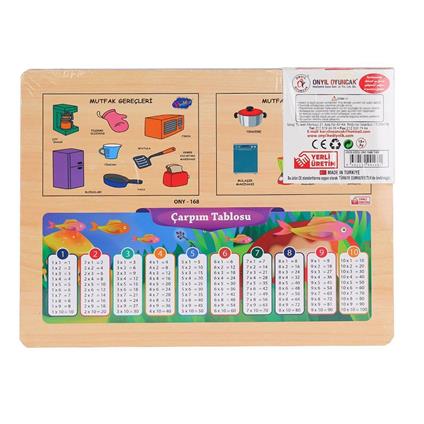 Ony-168-169 Ahşap Tutmalı Mutfak Gereçleri -Onyıl Oyuncak