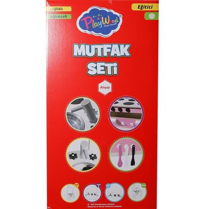 Ony-408 Ahşap Mutfak Seti -Onyıl Oyuncak