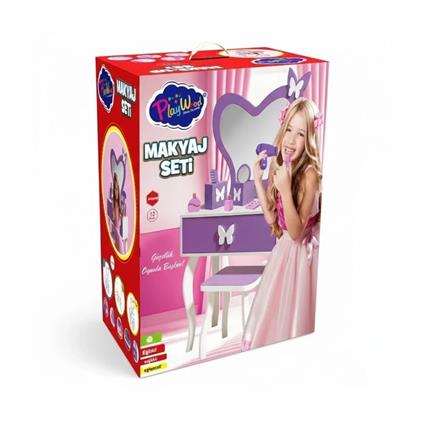 Ony-413 Kutuda Ahşap Makyaj Seti