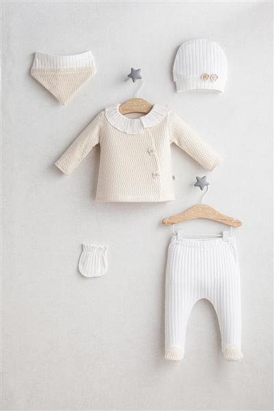 Tongs Baby Daisy Dream 5'Li Zıbın Set 5464 Ekru