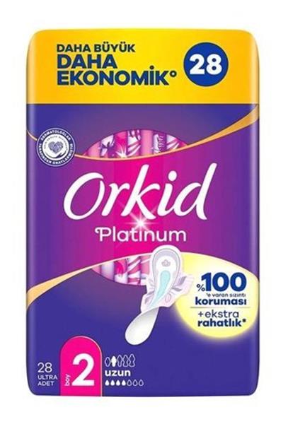 Orkid Ultra Platinum Gece Ped 24'Lü