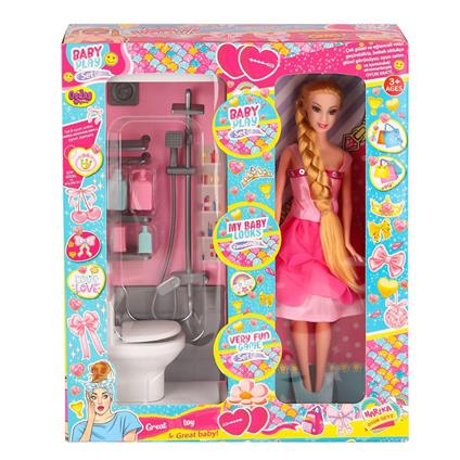 Oyd-02387 Bebek Ve Banyo Oyun Seti -Oydaş Oyuncak