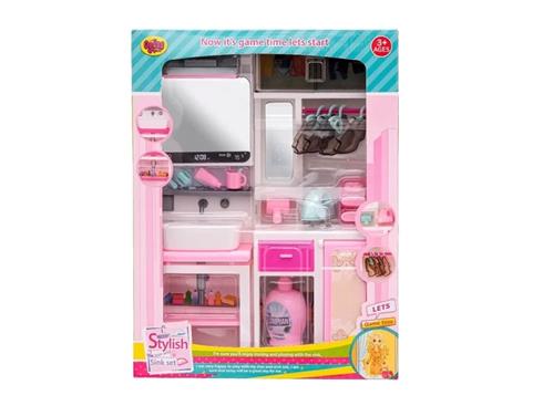 02383 Lavabo Ve Ütü Masası Oyun Seti -Oydaş Oyuncak