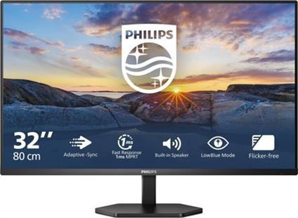 31.5 Phılıps 32E1N3100LA/00 1MS 75Mhz 1Xvga 2Xhdmı Fhd 1920X1080 Hoparlör Flıcker-Free Vesa Siyah