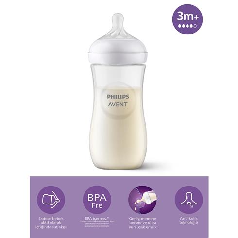 Philips Avent Doğal Tepkili Natural Response PP Biberon 330 Ml 3+ Ay