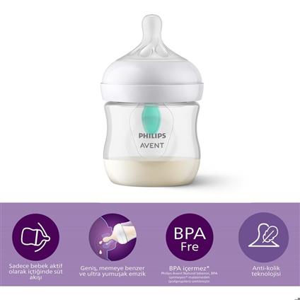 Philips Avent Natural Response Antikolik PP Biberon 125 Ml 0+ Ay