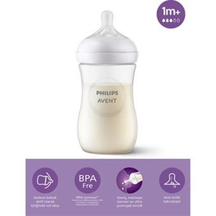 Philips Avent Doğal Tepkili Natural Response PP Biberon 260 Ml 1+ Ay