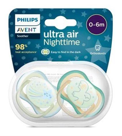 Philips Avent Ultra Air Gece Emzik 0-6 Ay Erkek