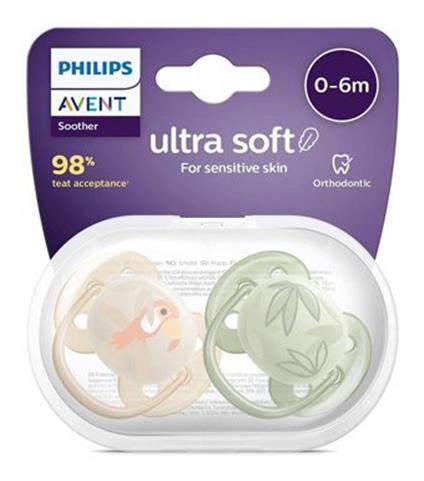 Philips Avent Ultra Yumuşak Emzik 0-6 Ay Erkek