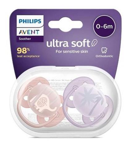 Philips Avent Ultra Yumuşak Emzik 0-6 Ay Kız