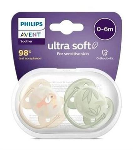 Philips Avent Ultra Yumuşak Emzik 0-6 Ay Erkek