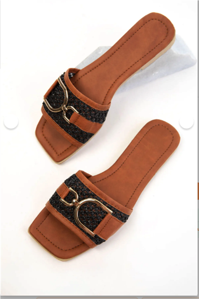 Pıer Siyah Cilt Terlik