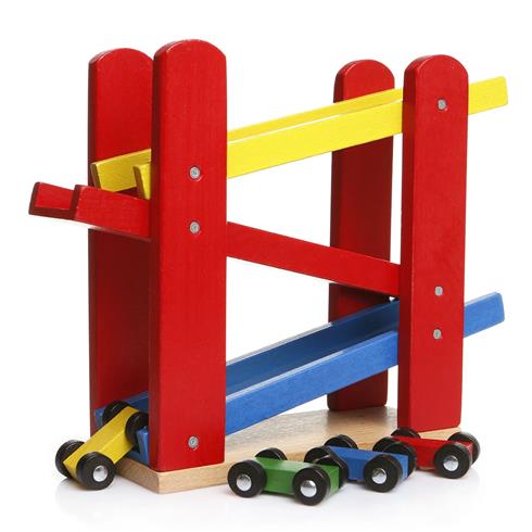 Playwood Ahşap Otopark 5 Araba İlaveli 382