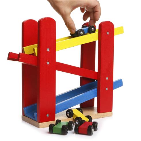 Playwood Ahşap Otopark 5 Araba İlaveli 382