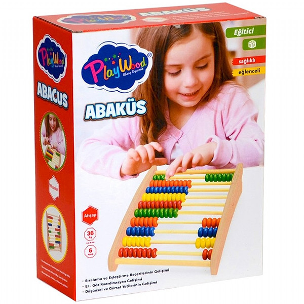 Playwood Kutuda Ahşap Abaküs 377