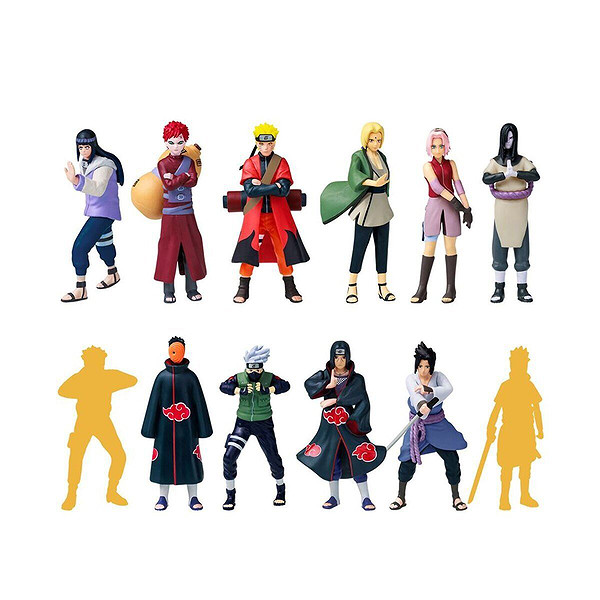 Pmı Nsh2080s Naruto 12Lİ Koleksşyon Figür Seti Asorti