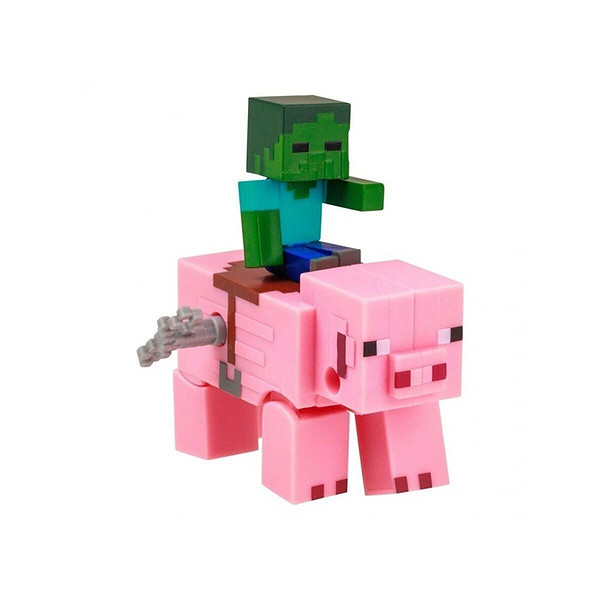 Pmı/MC1014 Minecraft 3D Kurma Mekanizmalı Figürler 2Lİ Asorti