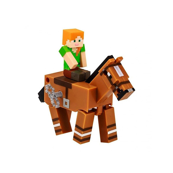 Pmı/MC1014 Minecraft 3D Kurma Mekanizmalı Figürler 2Lİ Asorti