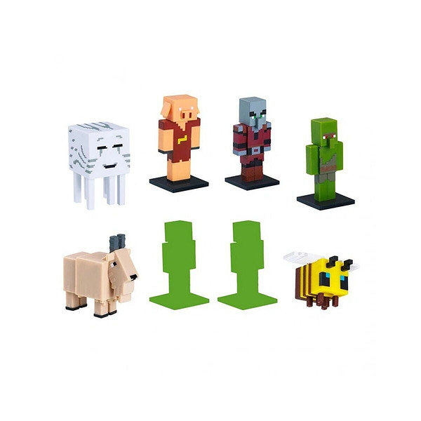 Pmı/MC22270 Minecraft 3D Toppeez 8Lİ Deluxe Figür Seti Seri 2 Asorti