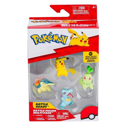 Pok Pkw2578 Pokemon Battle 4 Lü Figür Seti