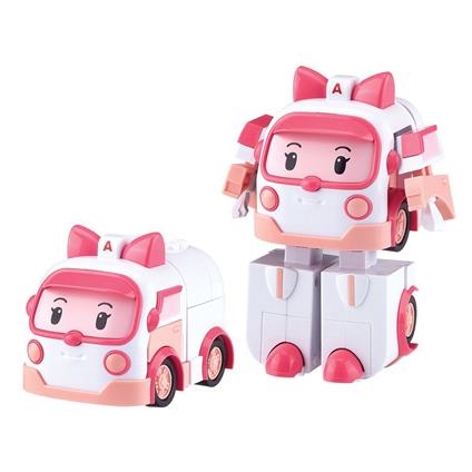 Polı Mrt-0651 Robocar Transforming Robot Figür Amber -Necotoys