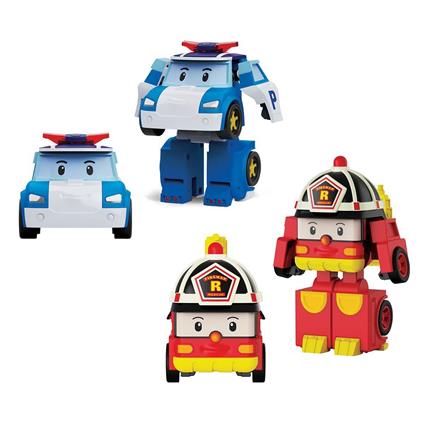 Polı Mrt-674 Robocar Poli Mini Transforming Kasabanın Kurtarma Araçları 4Lü Set