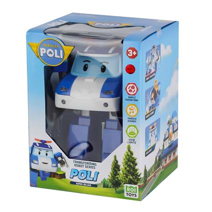 Polı Mrt-685 Sesli Ve Işıklı Robocar Poli Büyük Transforming Robot Poli