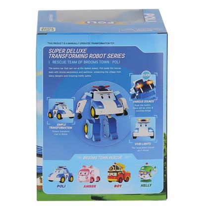 Polı Mrt-685 Sesli Ve Işıklı Robocar Poli Büyük Transforming Robot Poli