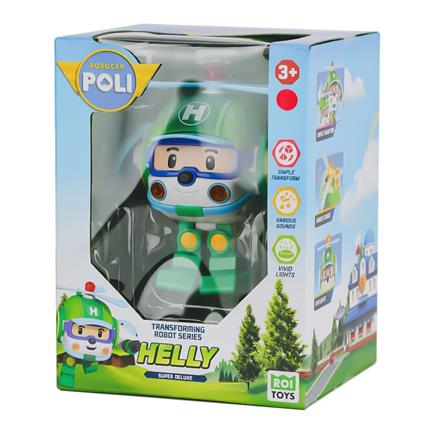 Polı Mrt-688 Sesli Ve Işıklı Robocar Poli Büyük Transforming Robot Helly -Necotoys