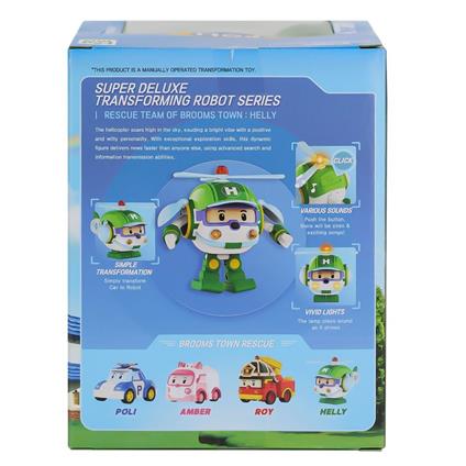 Polı Mrt-688 Sesli Ve Işıklı Robocar Poli Büyük Transforming Robot Helly -Necotoys
