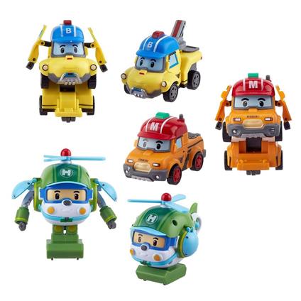 Polı ZR-915 Robocar Poli Quick Transforming Mini Rescue Deluxe Set