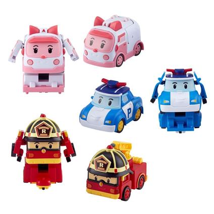 Polı ZR-915 Robocar Poli Quick Transforming Mini Rescue Deluxe Set