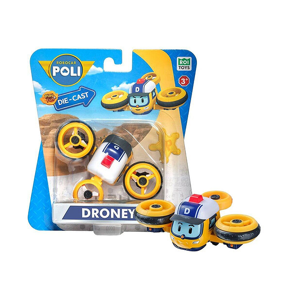 Polı/Mrt-617 Robocar Poli Metal Araç Karakter Figürler Asorti