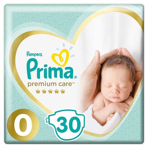 Prima Premium Care 0 Beden Prematüre Bez 30 Adet