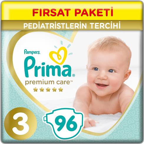 Prima Premium Care Fırsat Paketi 3 Beden 96 Adet