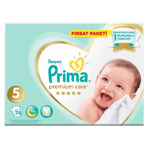 Prima Premium Care Fırsat Paketi 5 Beden 74 Adet