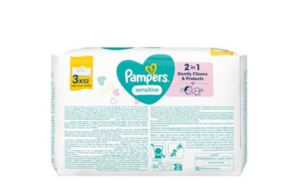 Prima Sensitive Islak Havlu Mendil 3'Lü 156 Yaprak