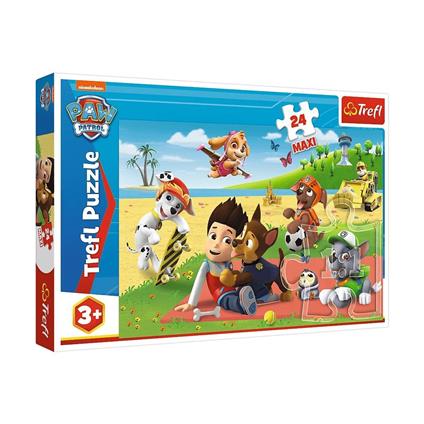 Puzzle-14346 Paw Patrol 24 Parça Maxi Çocuk Puzzle -Vardem
