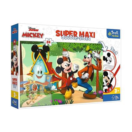 Puzzle-41012 Süper Maxi Mickey 24 Parça Çocuk Puzzle