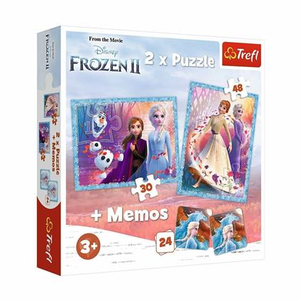 Puzzle-90814 2IN1 Frozen II Çocuk Puzzle