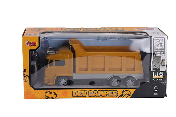 RG-618-6A-7A UK FF Şarjlı 1 16 Kamyon Damperli