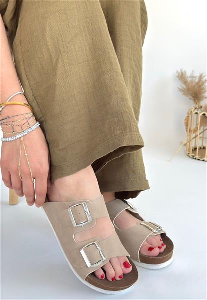 Rıno Ten Nubuk Terlik