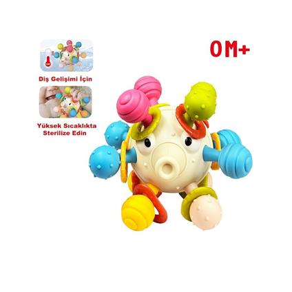 RT603-7 Cır Cırlı Cıngıraklı Diş Kaşıyıcılı