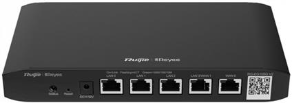 Ruıjıe Reyee RG-EG105GW(T) 5 Port Gıgabıt 2.4/5Ghz Dual Band 1267Mbps Wıfı5 Destekli Cloud Yönetilebilir Router
