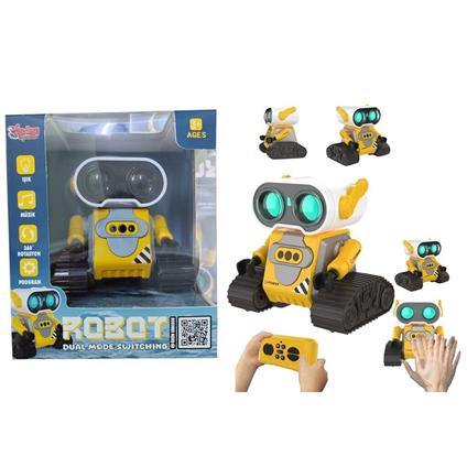 S-023-4582 Sarı UK FF Şarjlı 2 4G Robot-Araba